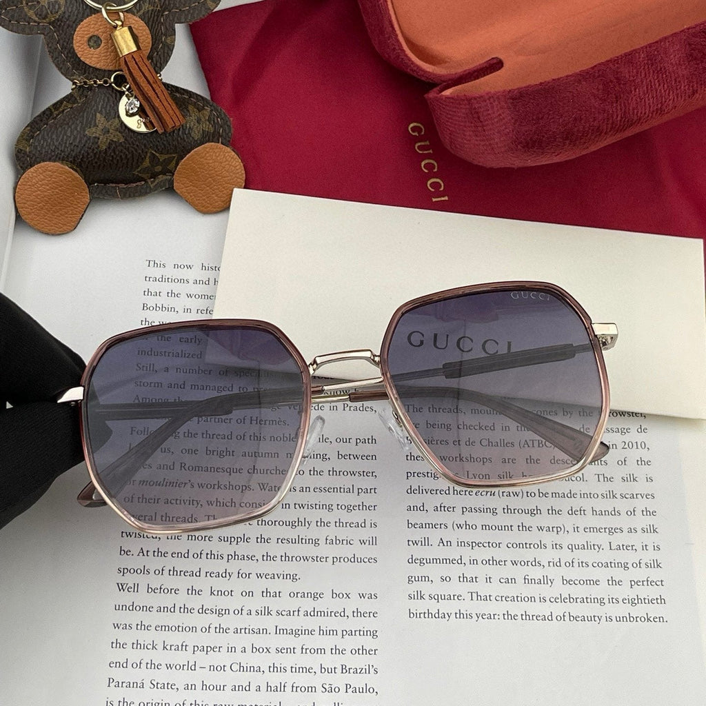 SQUARE FRAME SUNGLASSES G364 IN METAL