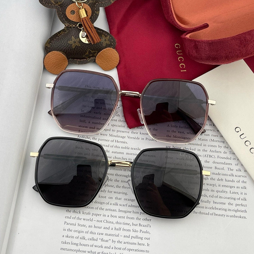 SQUARE FRAME SUNGLASSES G364 IN METAL