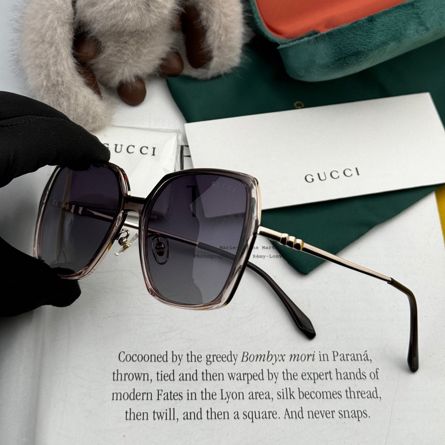 SQUARE FRAME SUNGLASSES G6640 IN METAL