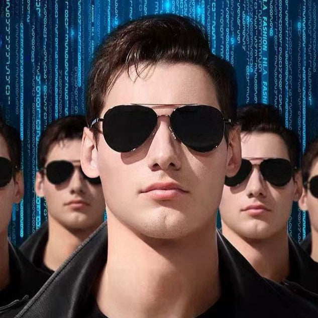 AVIATOR FRAME SUNGLASSES G8204 IN METAL