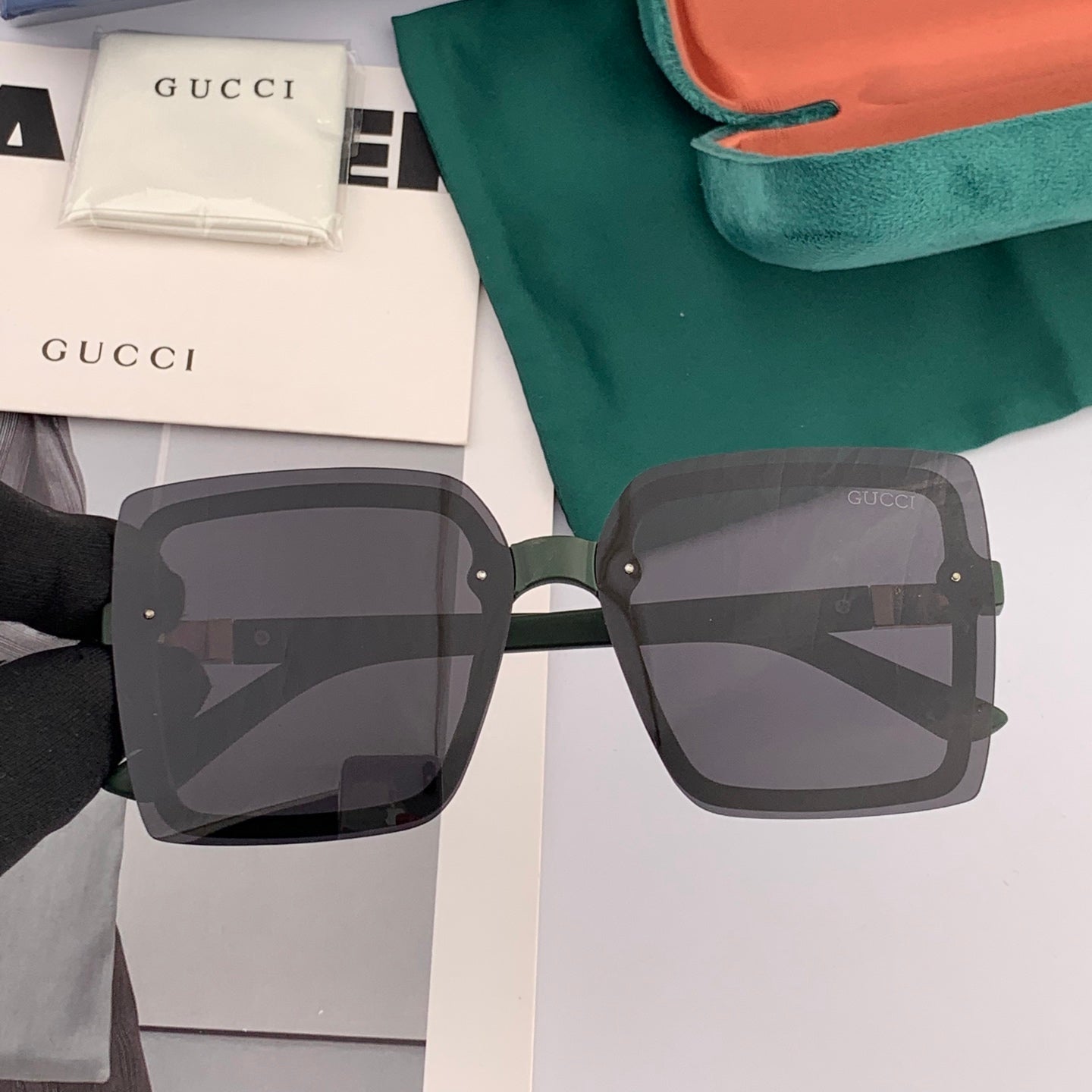 SQUARE FRAME SUNGLASSES G9222 IN ACETATE