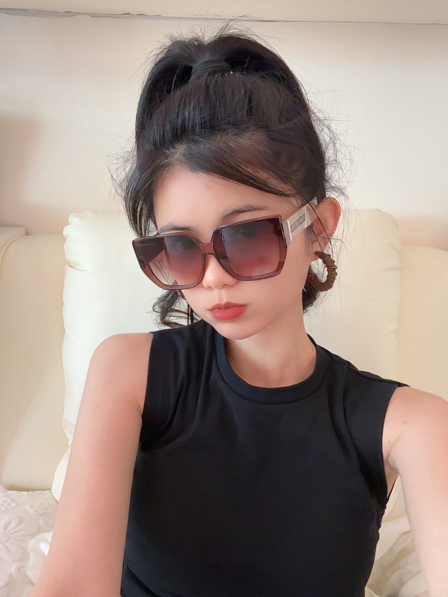 SQUARE SUNGLASSES L6303 IN ACETATE