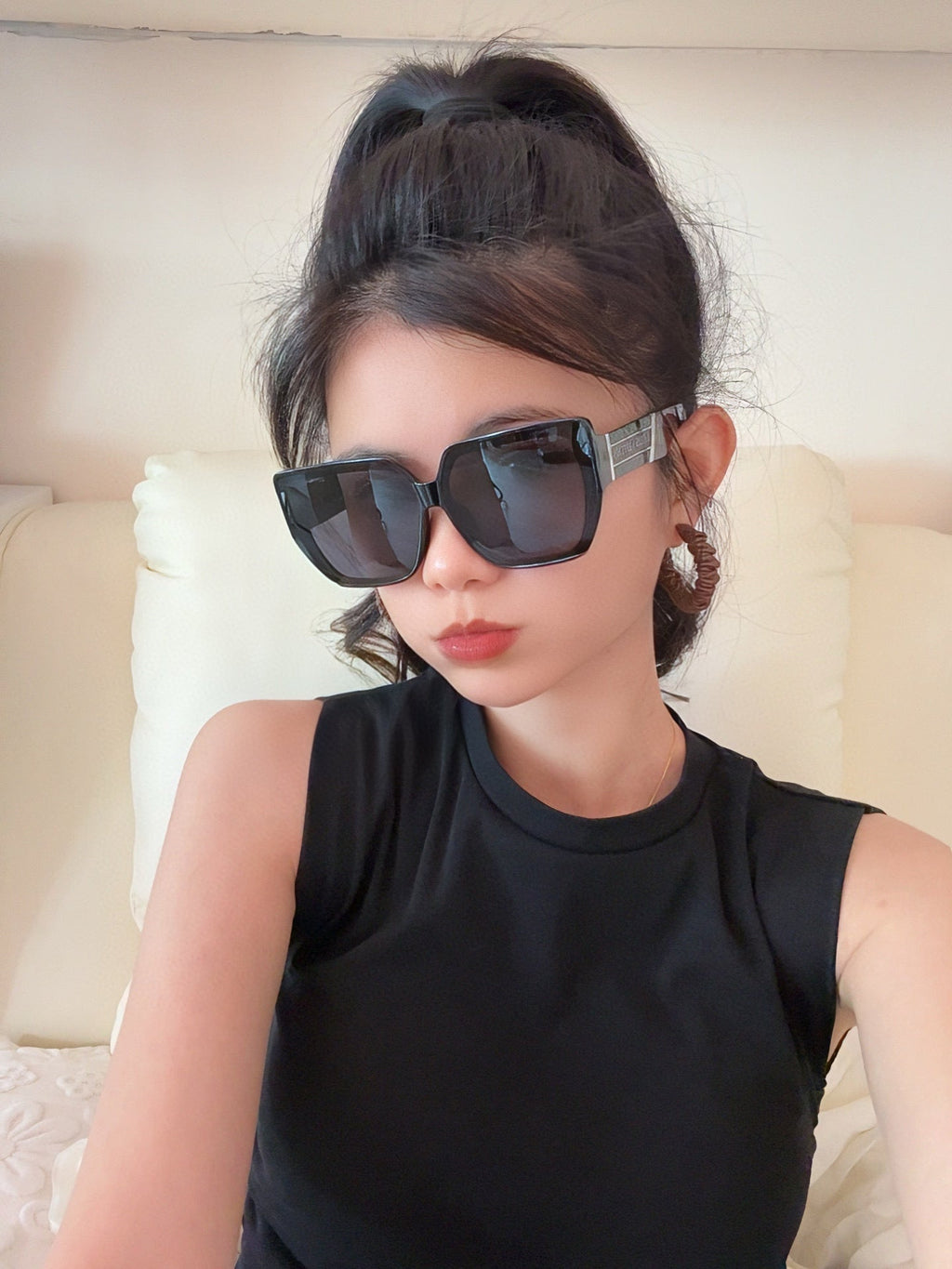 SQUARE SUNGLASSES L6303 IN ACETATE