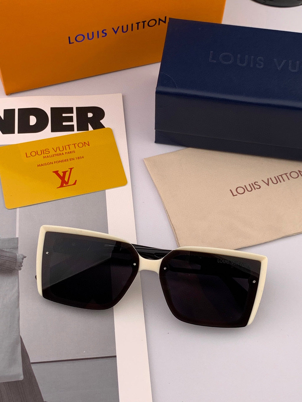 SQUARE SUNGLASSES L4310 IN ACETATE