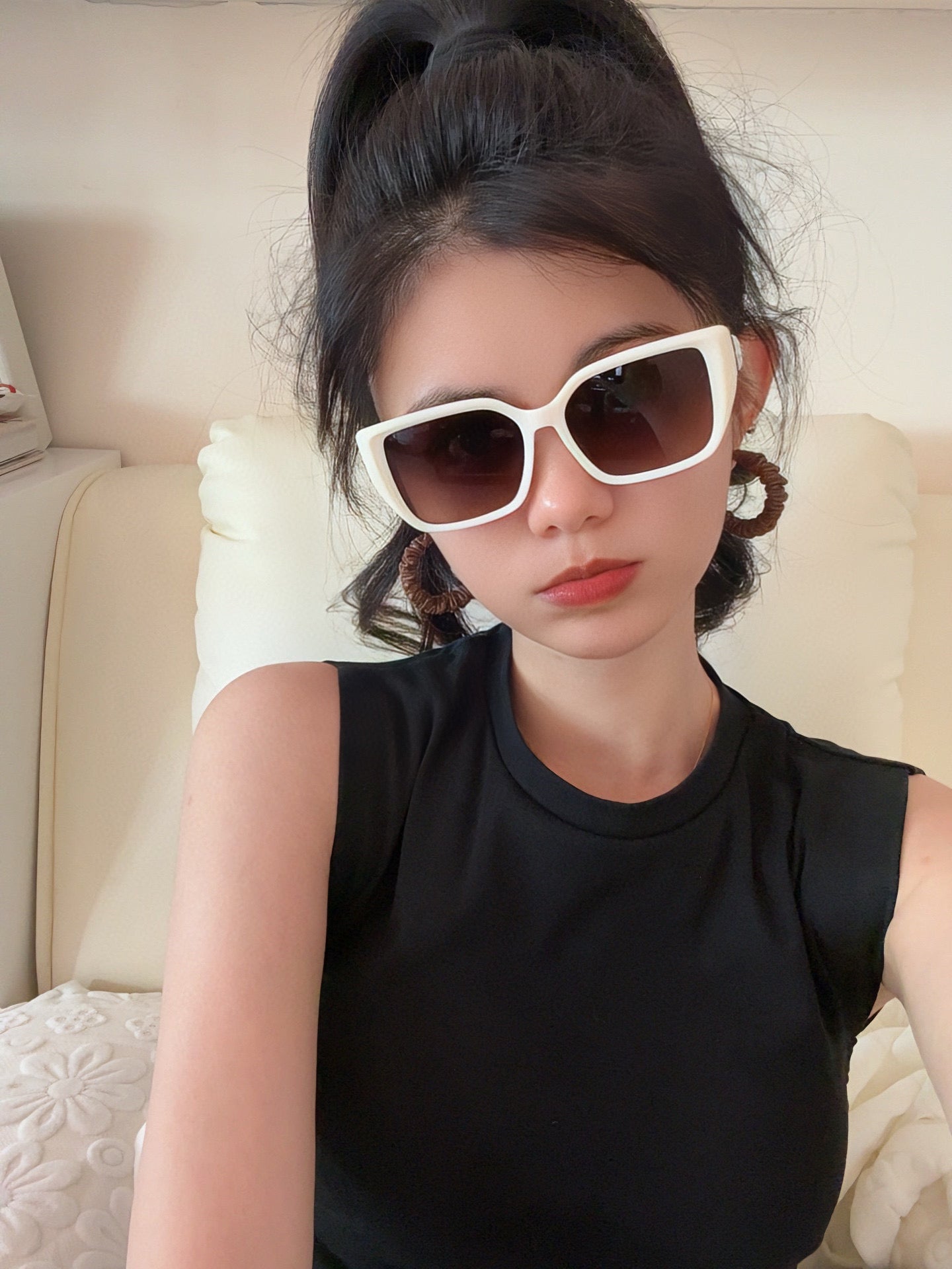 SQUARE SUNGLASSES L6221 IN ACETATE