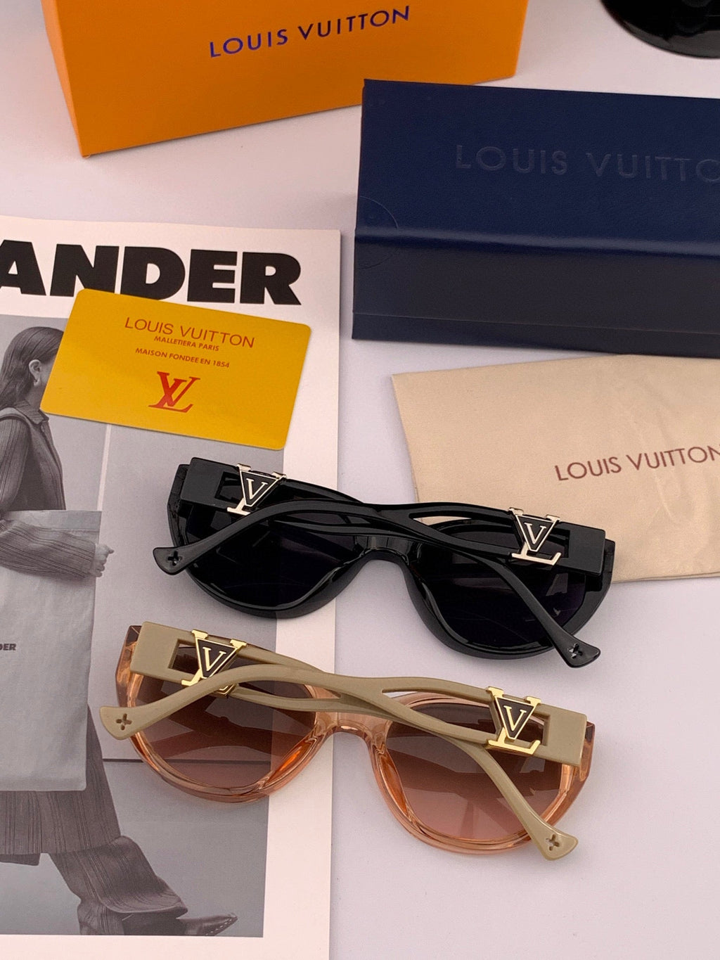 CAT EYE SUNGLASSES L1231 IN ACETATE