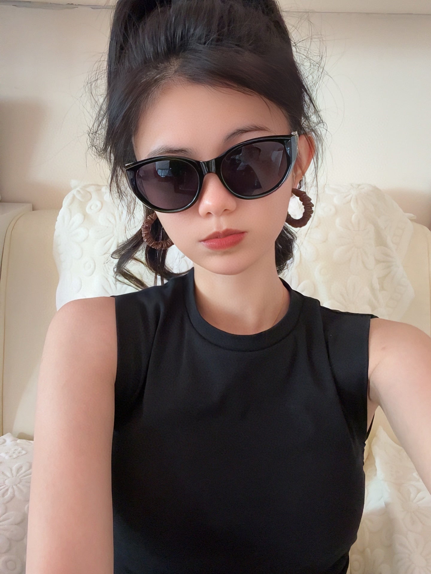 CAT EYE SUNGLASSES L1231 IN ACETATE