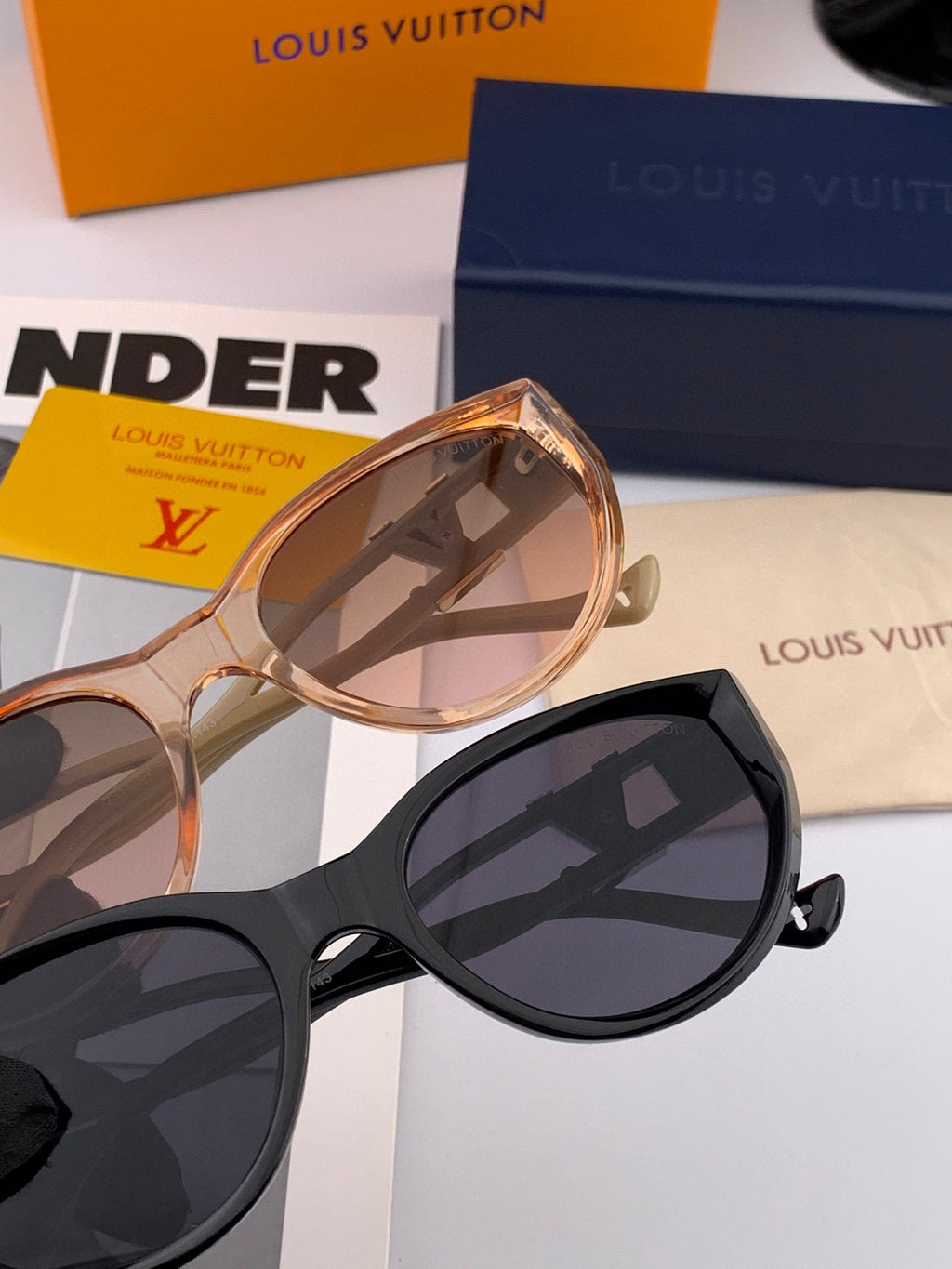 CAT EYE SUNGLASSES L1231 IN ACETATE