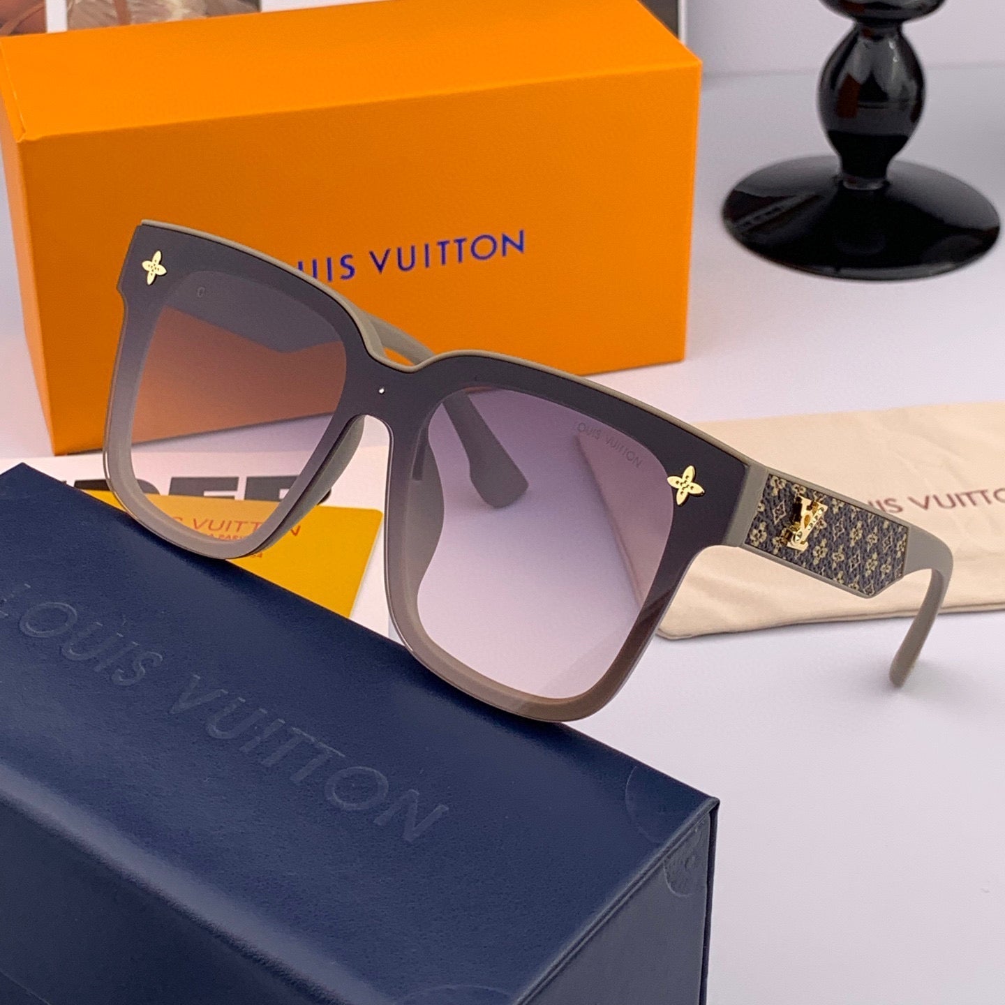 SQUARE ROUND SUNGLASSES L6303 IN ACETATE