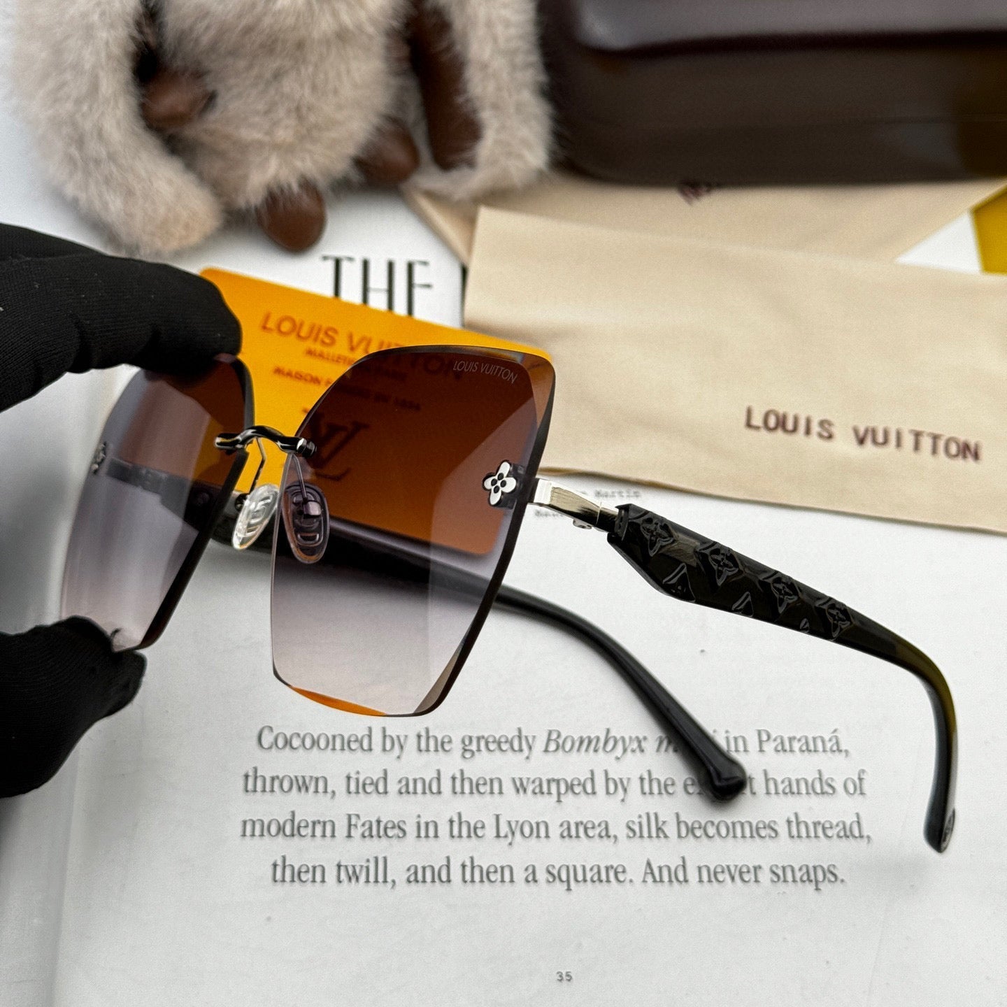 SQUARE SUNGLASSES L8612 IN ACETATE