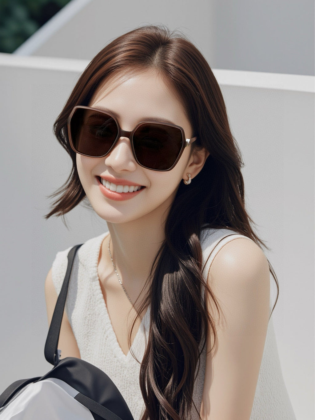 SQUARE SUNGLASSES L4612 IN ACETATE