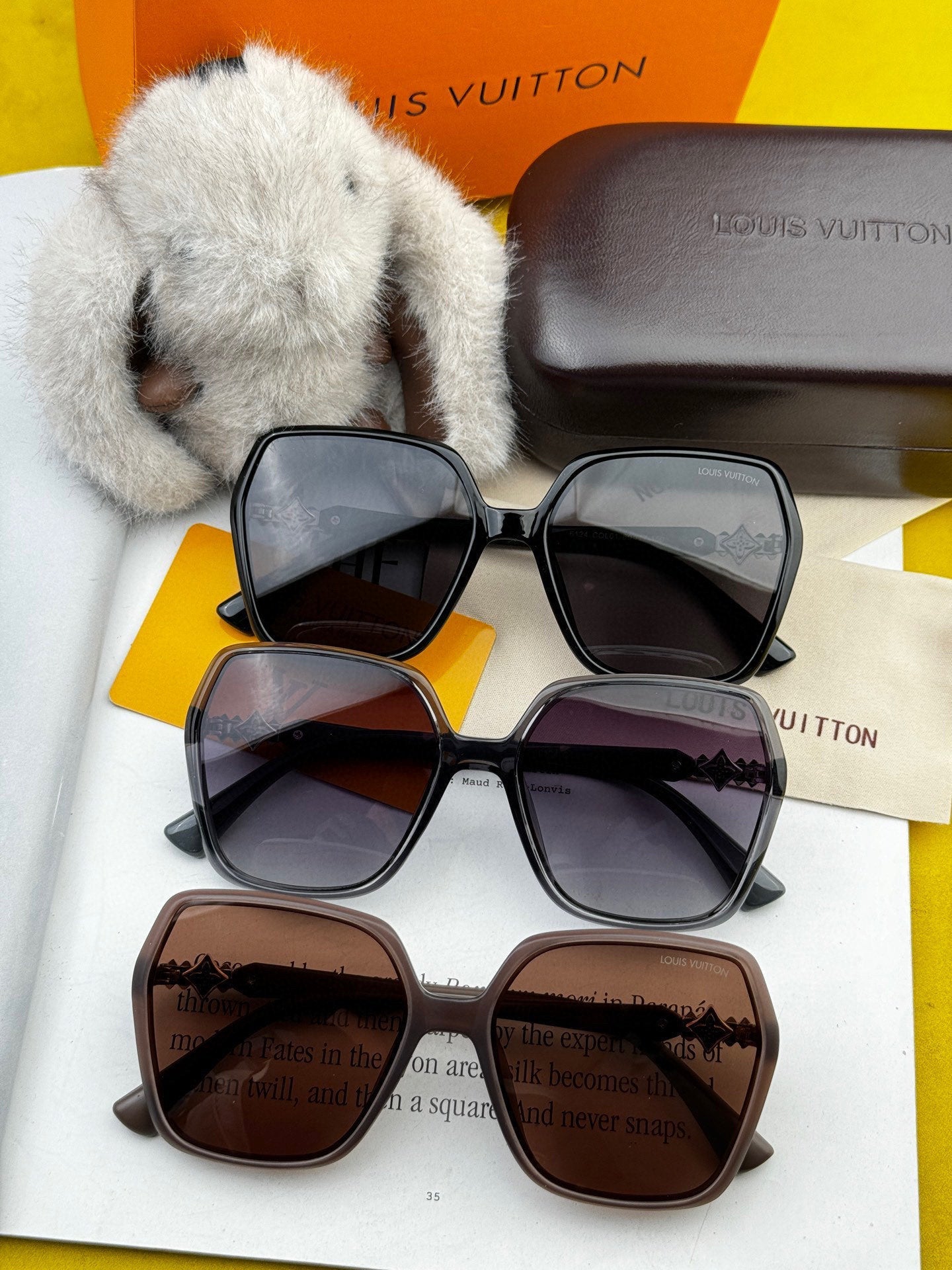 SQUARE SUNGLASSES L4612 IN ACETATE