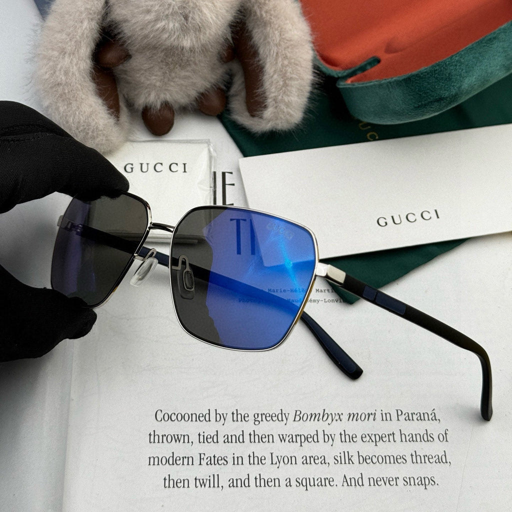 SQUARE FRAME SUNGLASSES G61806 IN METAL