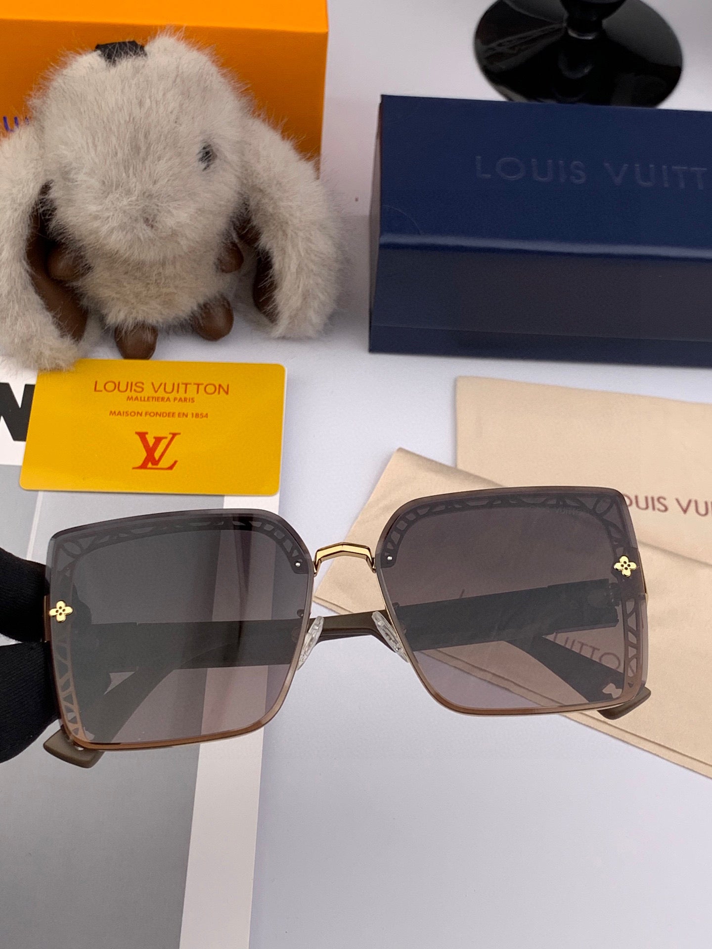 SQUARE SUNGLASSES L6191 IN ACETATE