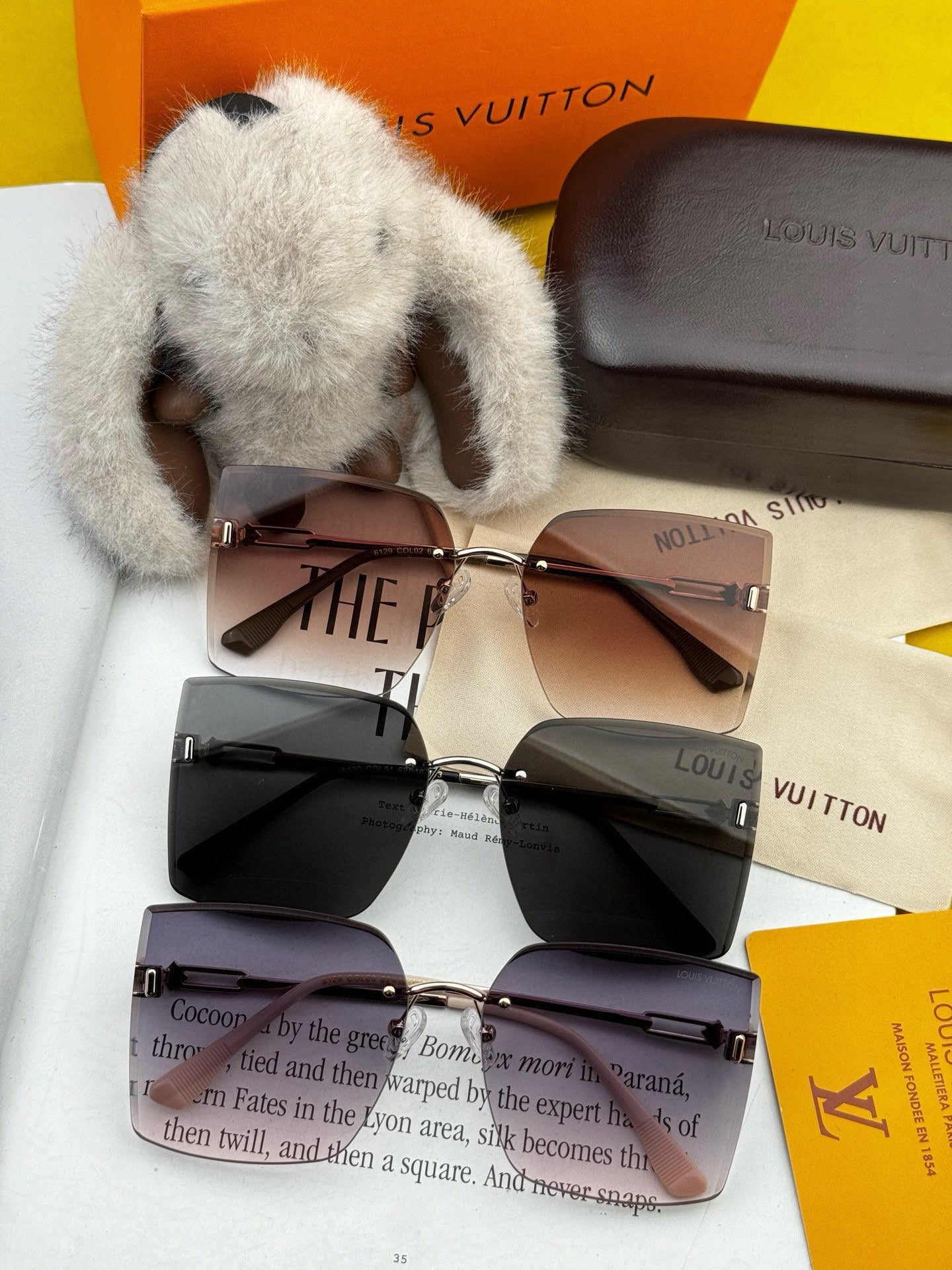 SQUARE SUNGLASS L9612 IN METAL