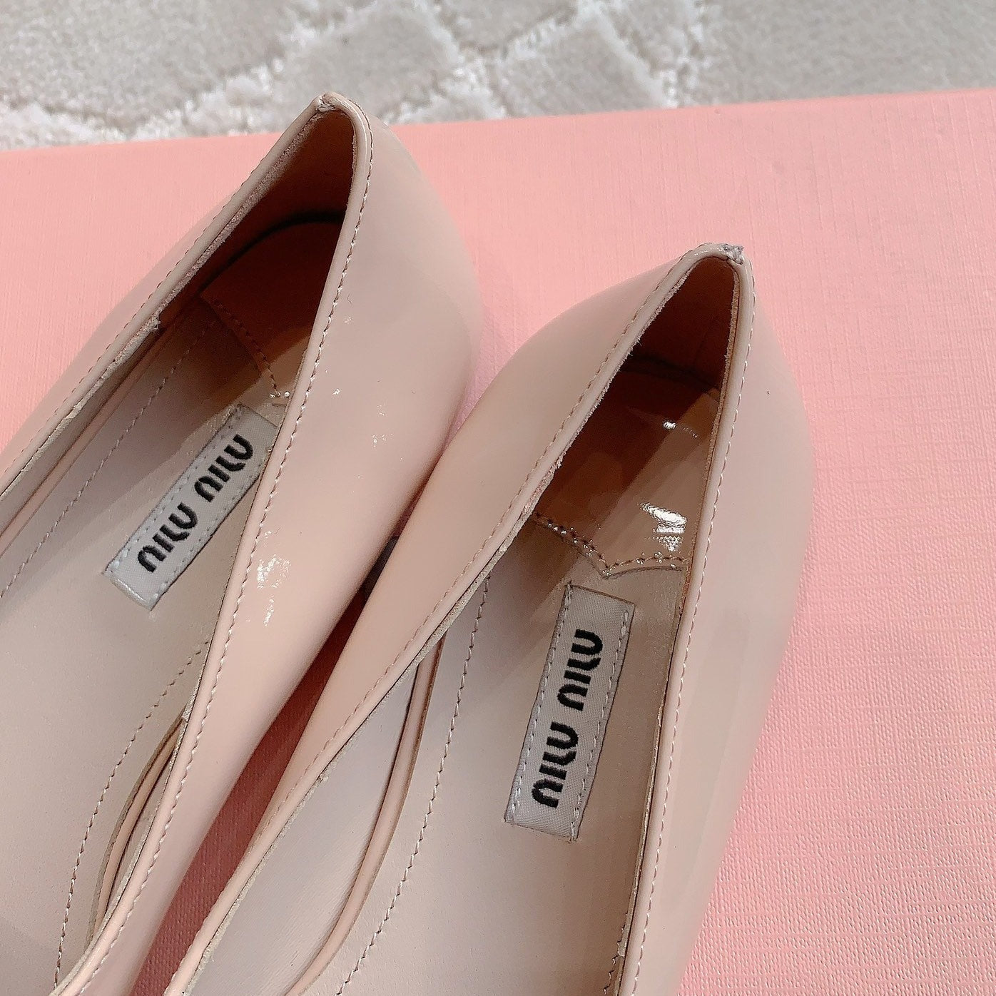 Pastel Pink Ballet Shoes Sheepskin