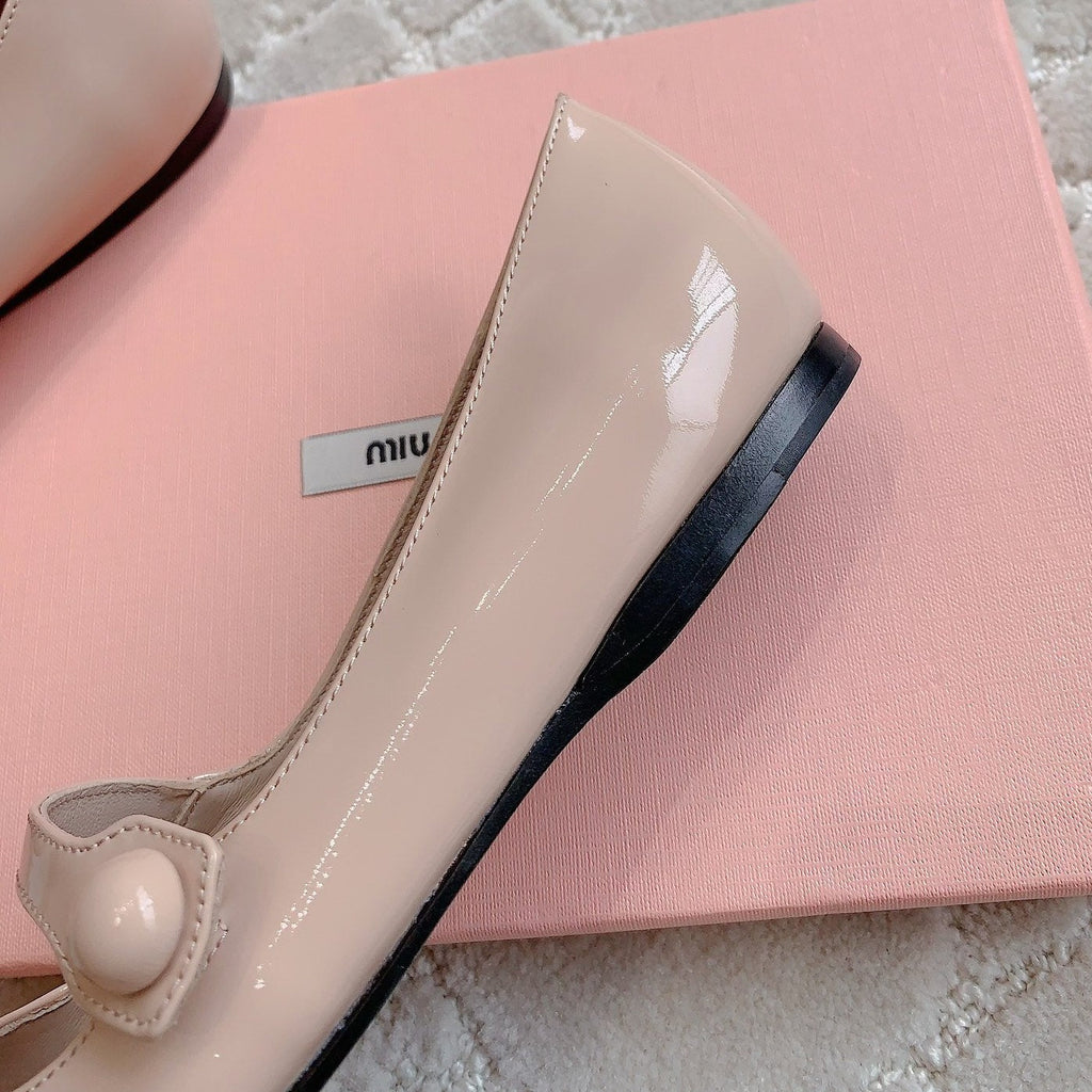 Pastel Pink Ballet Shoes Sheepskin