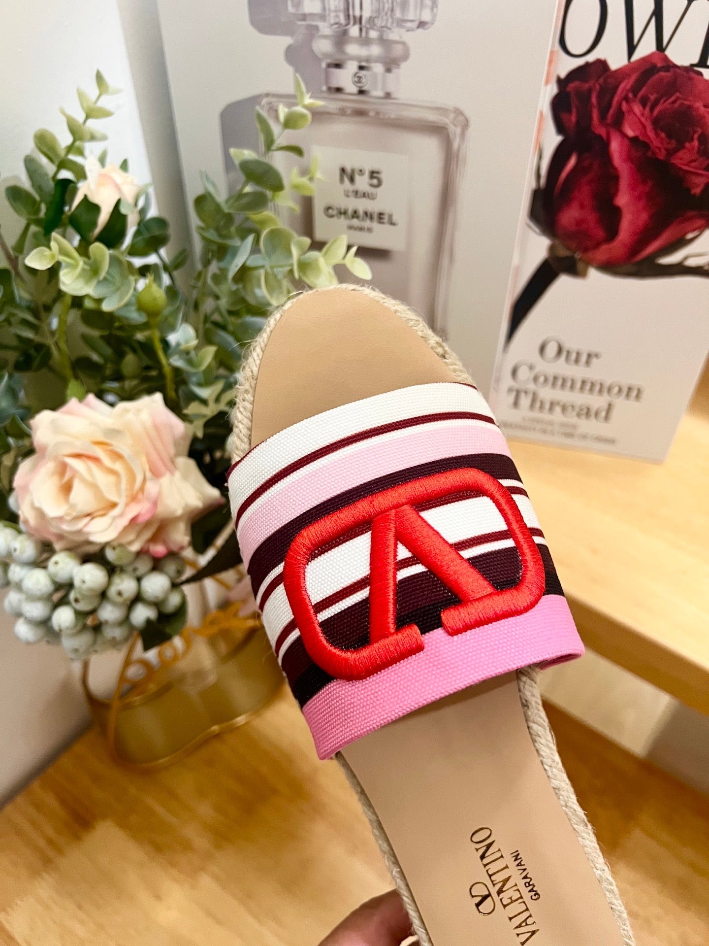 FLAT SLIDE IN COLORFUL CANVAS 2 CM