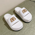RISE SANDALS IN WHITE SHINY LAMBSKIN GOLD BUCKLE