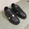 LV TRAINER SNEAKER IN BLACK CALFSKIN