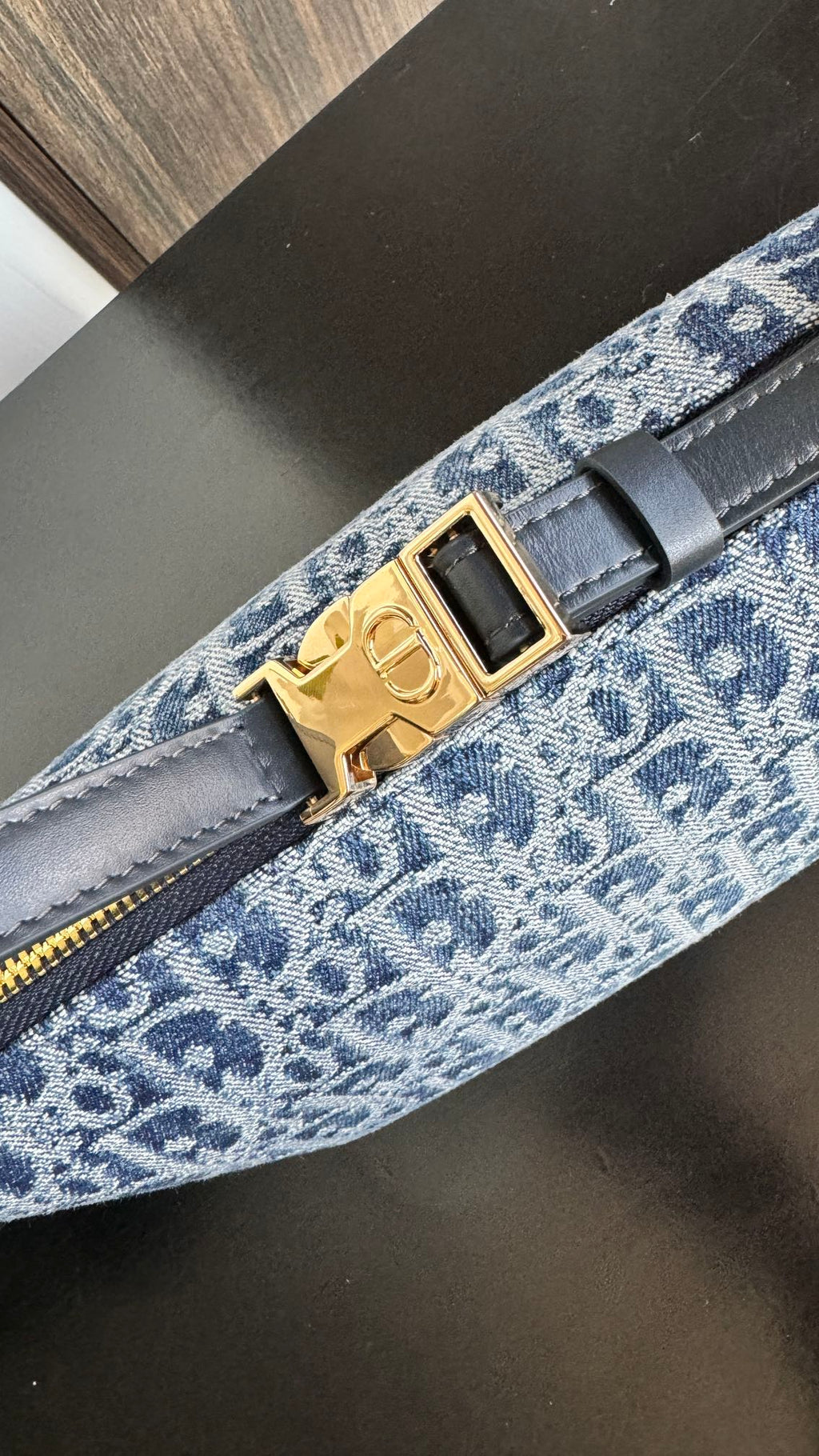 TRAVEL NOMAD POUCH 22 IN BLUE MONOGRAM OBLIQUE JACQUARD