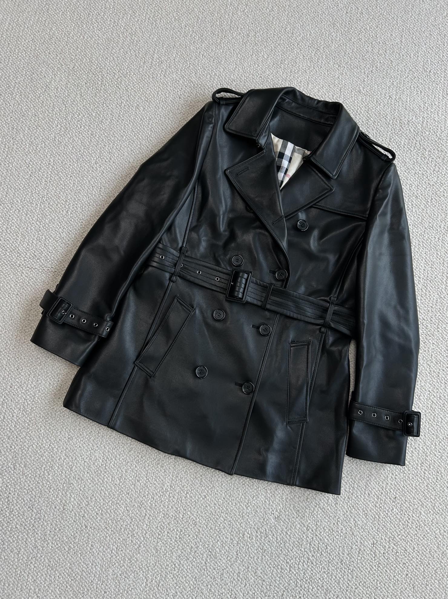 BURBERRY 25S LEATHER JACKET 244