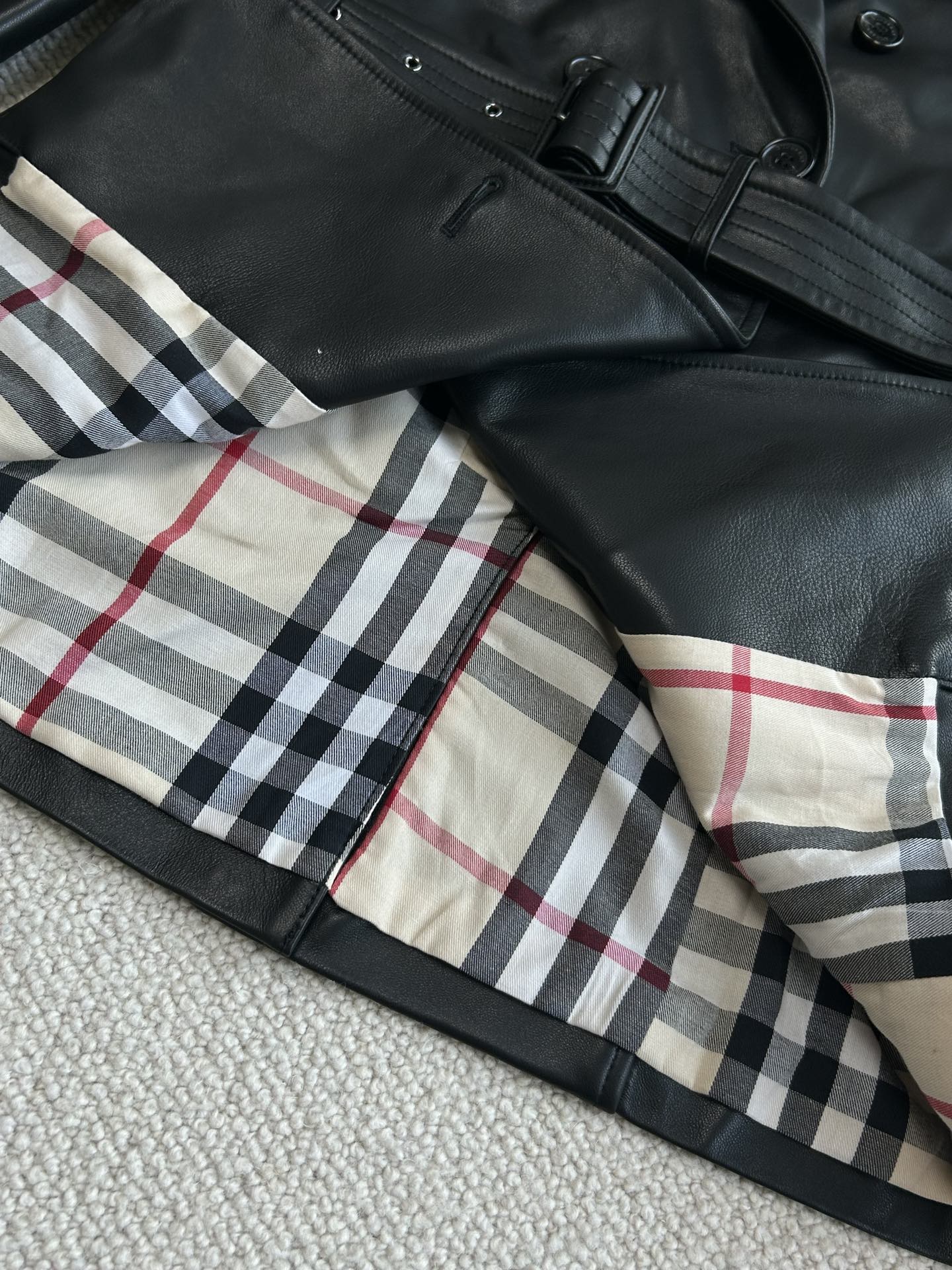 BURBERRY 25S LEATHER JACKET 244