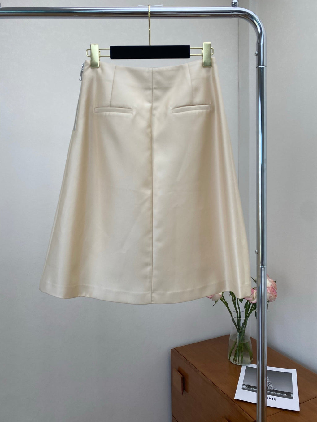 DIOR 25S PLEATED A-LINE SKIRT 622