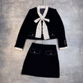 MIUMIU TOP AND SKIRT SET STYLE 775