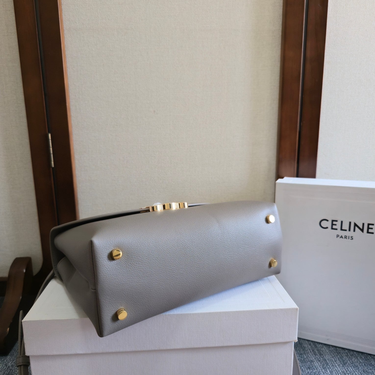 NINO TEEN MEDIUM 25 BAG IN GREY CALFSKIN