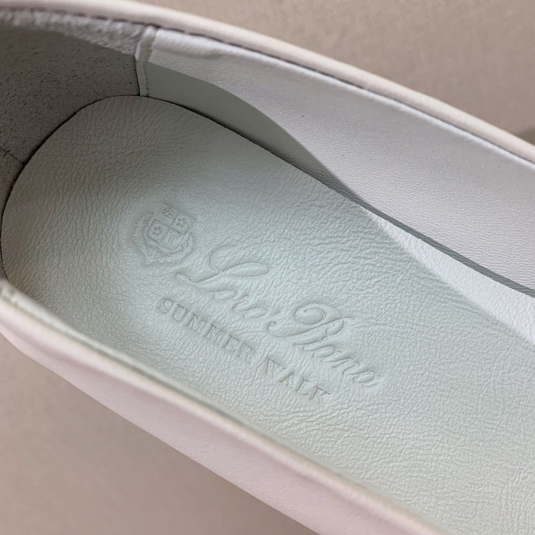 LP REBECCA BALLERINAS SNOW CALFSKIN