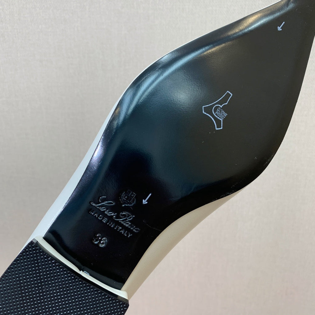 LP REBECCA BALLERINAS SNOW CALFSKIN