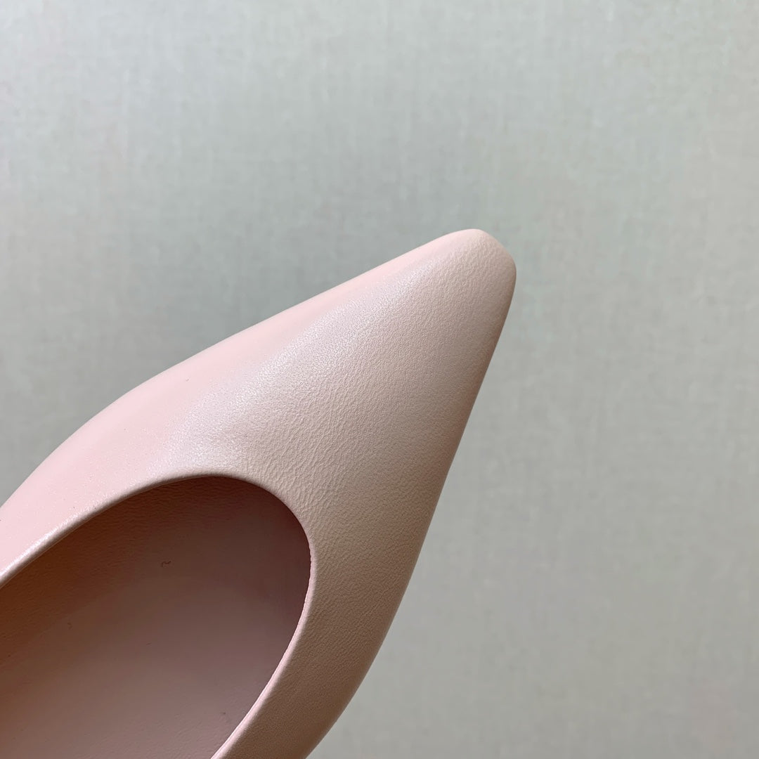 LP REBECCA BALLERINAS PASTEL PINK CALFSKIN