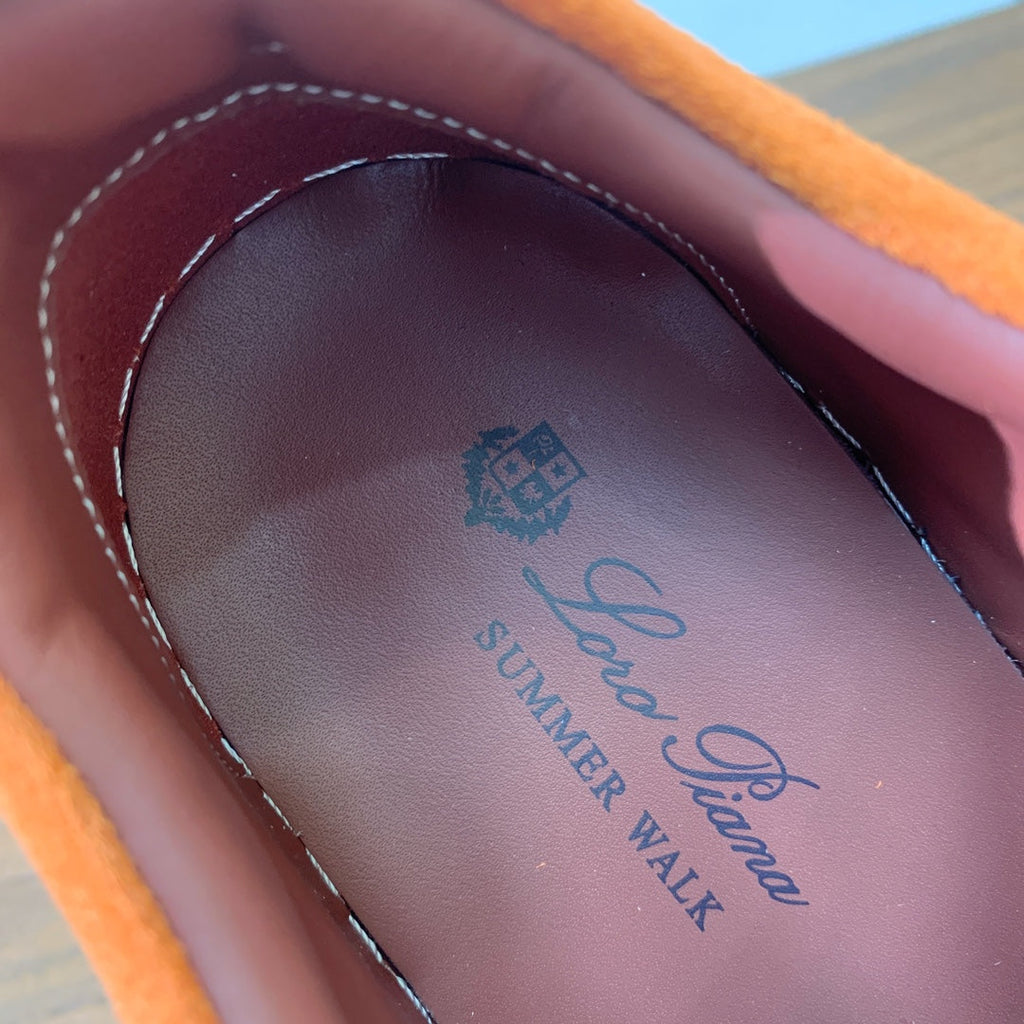 LP NEWPORT WALK SNEAKERS ORANGE SUEDE