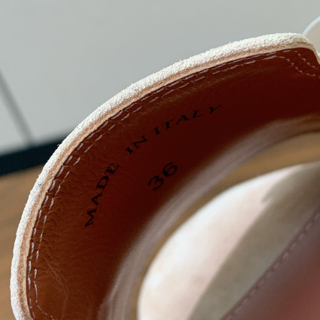 LP HIGH HEELS 25S IN LIGHT BEIGE SUEDE