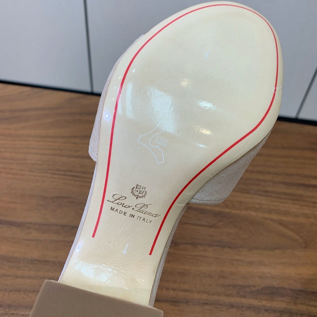 LP HIGH HEELS 25S IN LIGHT BEIGE SUEDE