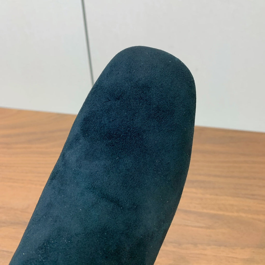 DIOR 25S ANKLE BOOTS 80 MM IN BLACK SUEDE