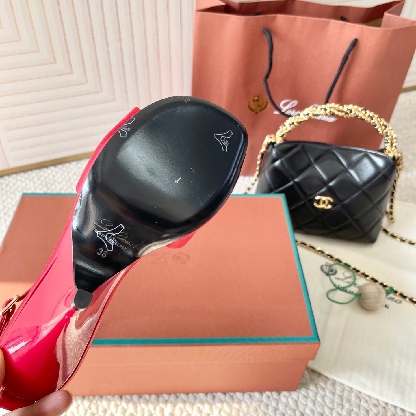 HIGH HEELS SANDALS 80 MM IN RED SATIN MIX SUEDUE