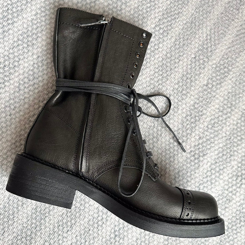 Boots Black Color Calfskin