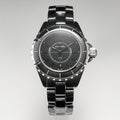 J12 Quartz Black Ceramic Black Numerals Black Dial