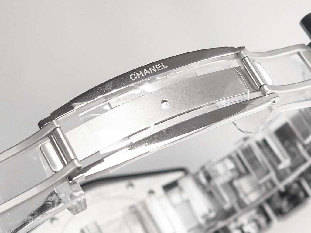 J12 38mm Automatic Limited Untitled H5582 Black Ceramic Black Steel Dial