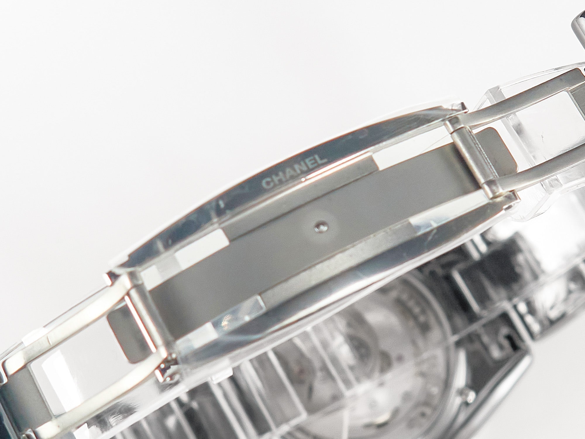 J12 Date Automatic Black Ceramic White Numerals Black Dial Black Steel Hands