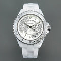 J12 38mm Automatic 20Th Anniversary White Ceramic