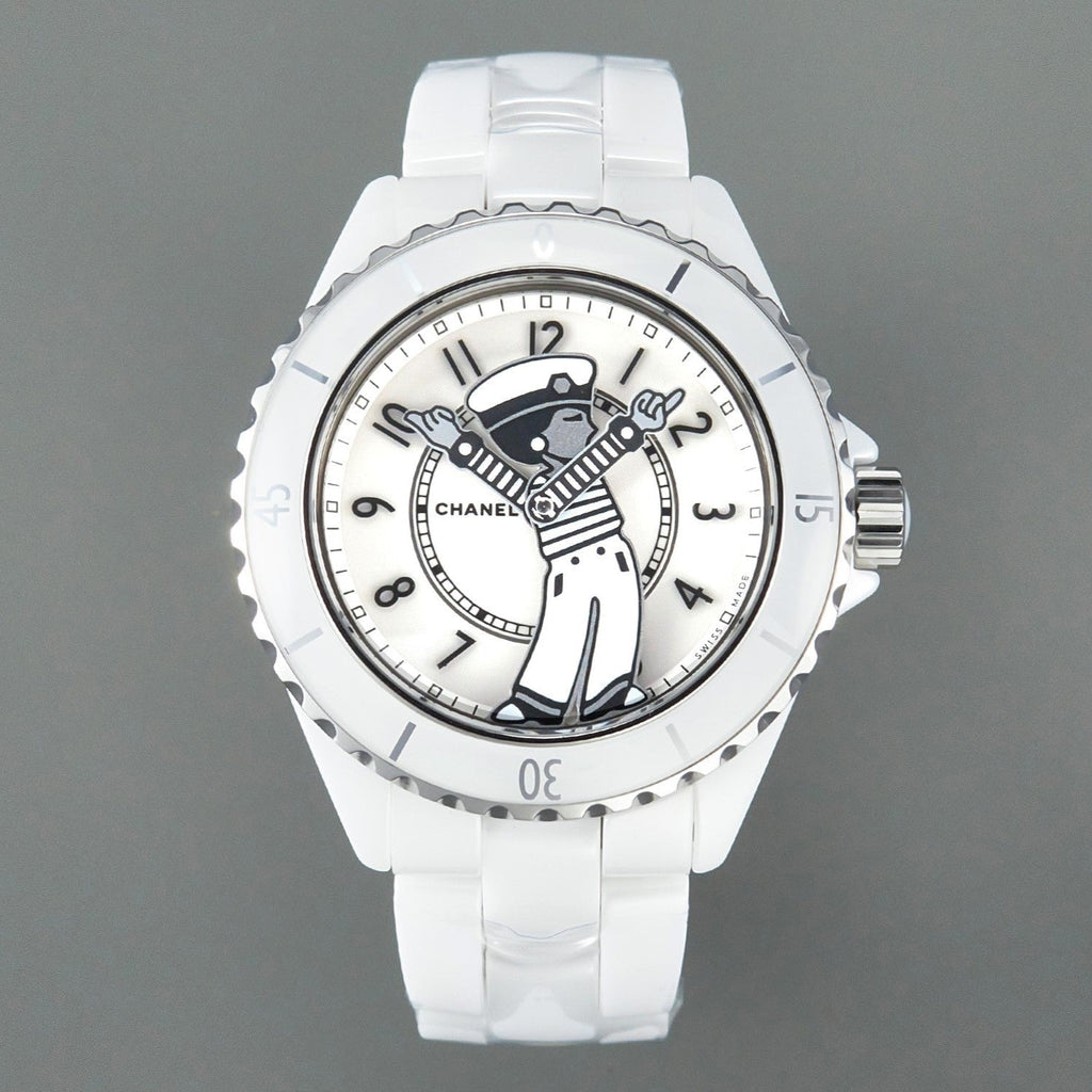 J12 38mm Mademoiselle Automatic White Ceramic