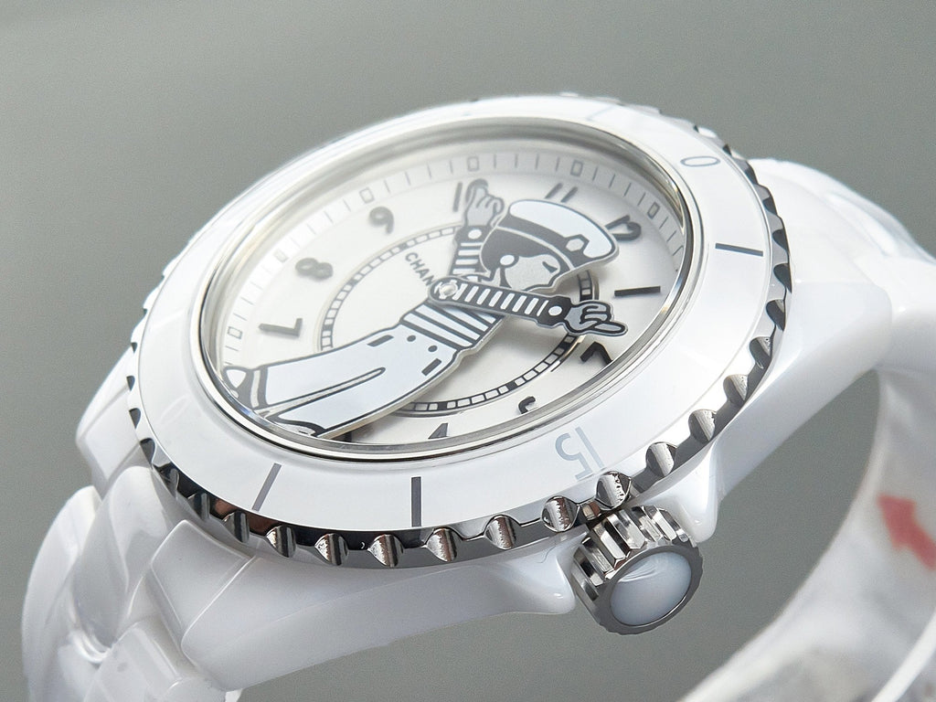 J12 38mm Mademoiselle Automatic White Ceramic
