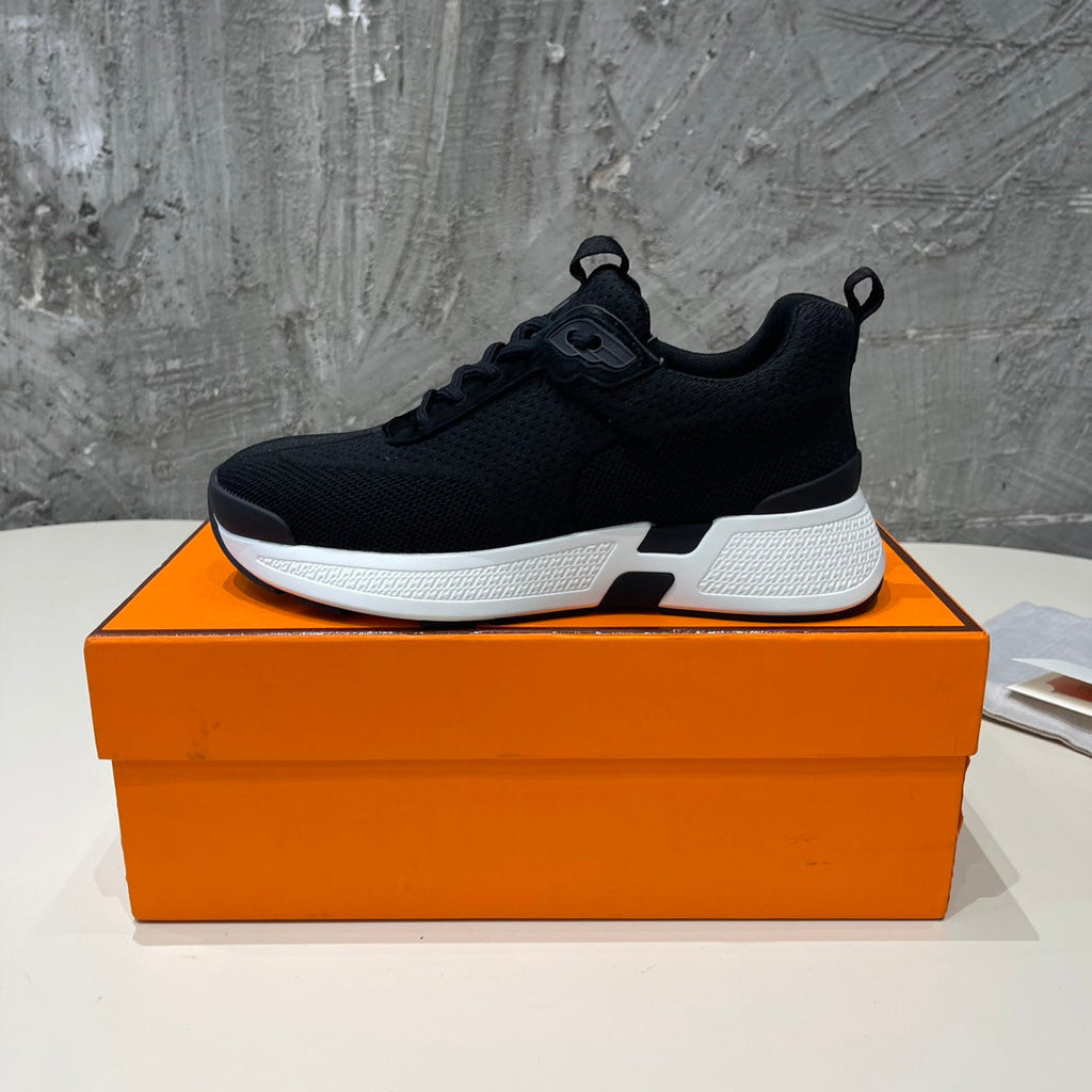 HEROS SNEAKERS BLACK GOATSKIN