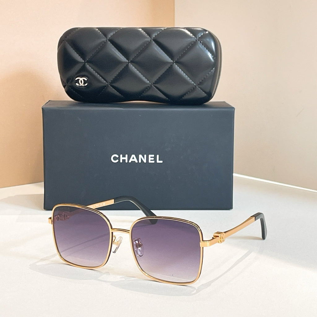 RECTANGULAR SUNGLASSES CH2219 IN METAL
