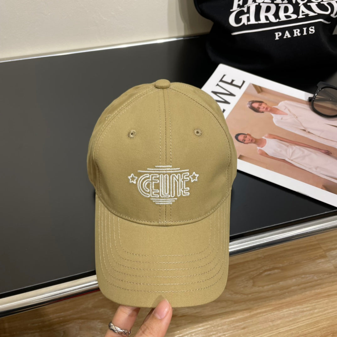 CELINE 25S BASEBALL CAP 735284 IN CANVAS