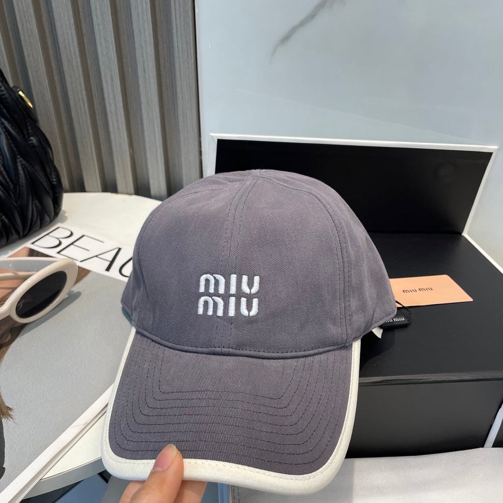 MM BASEBALL CAP IN GREY FABRIC STYLE 3