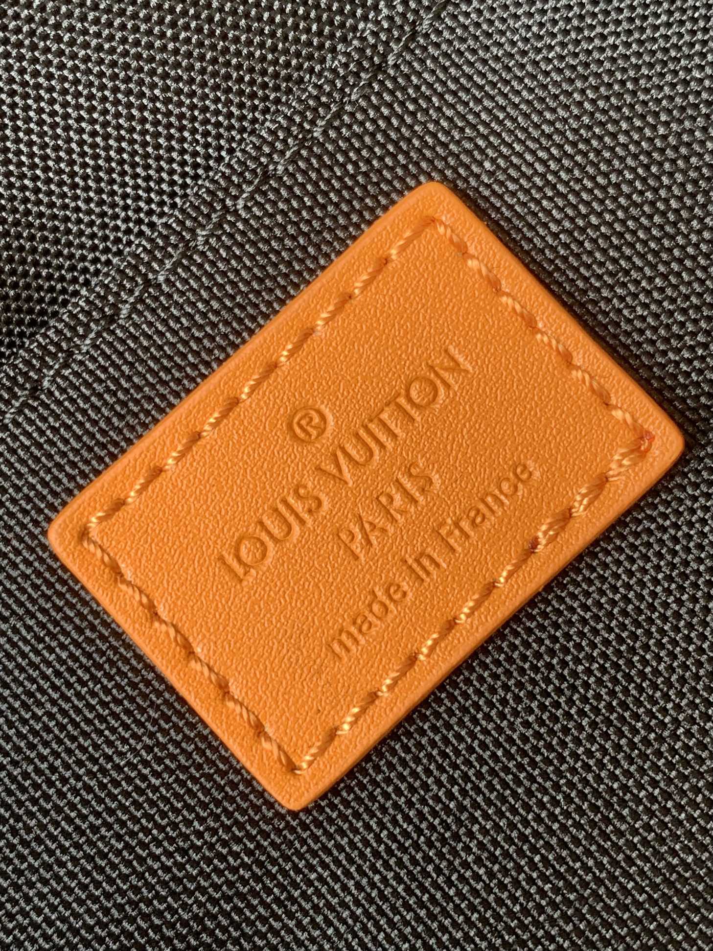 LV 25S MOON CROSSBODY BAG 24 IN ORANGE MONOGRAM CANVAS AND CALFSKIN